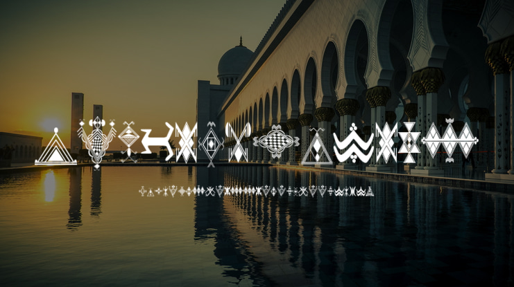 Amazigh Motifs Font