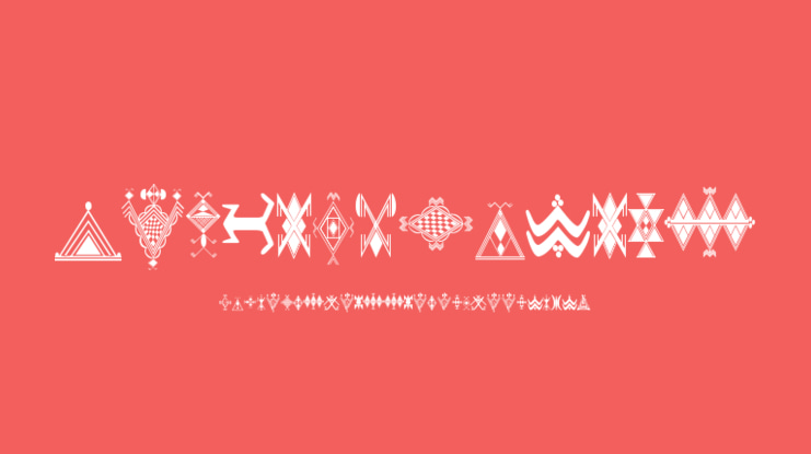Amazigh Motifs Font