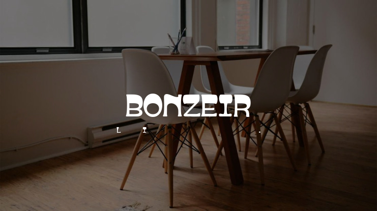 BONZEIR Font