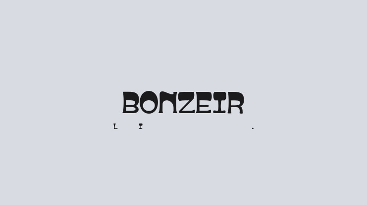 BONZEIR Font