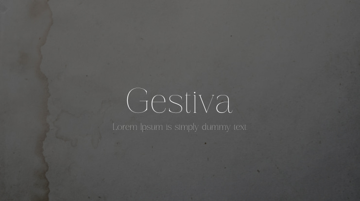 Gestiva Font