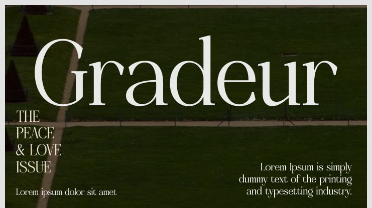 Gradeur Font