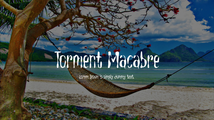 Torment Macabre Font