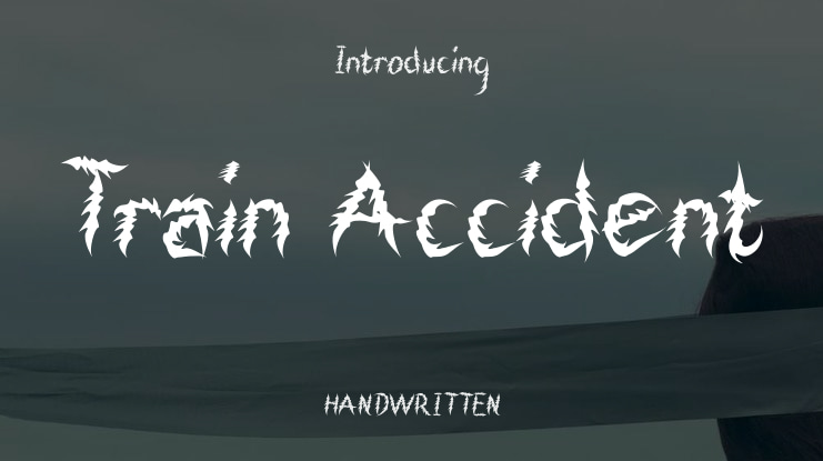 Train Accident Font