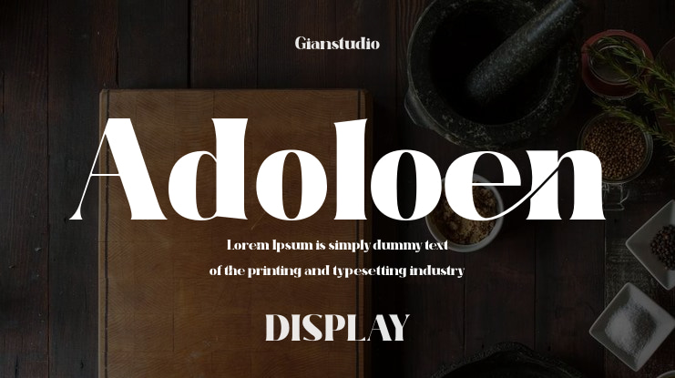 Adoloen Font