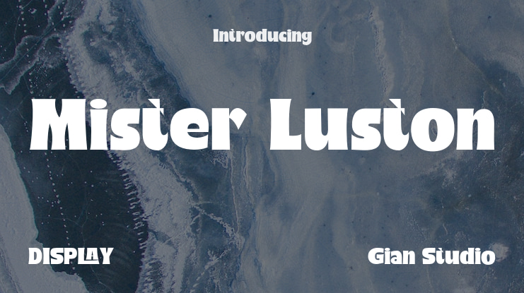 Mister Luston Font