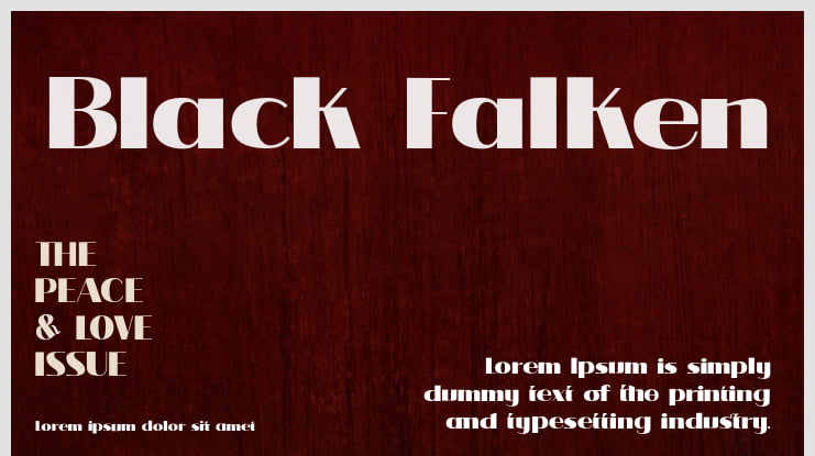 Black Falken Font