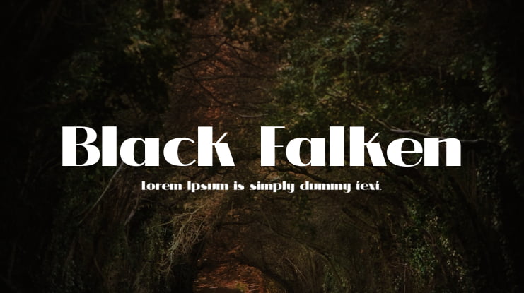 Black Falken Font