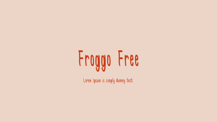 Froggo Free Font