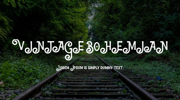 VINTAGE BOHEMIAN Font