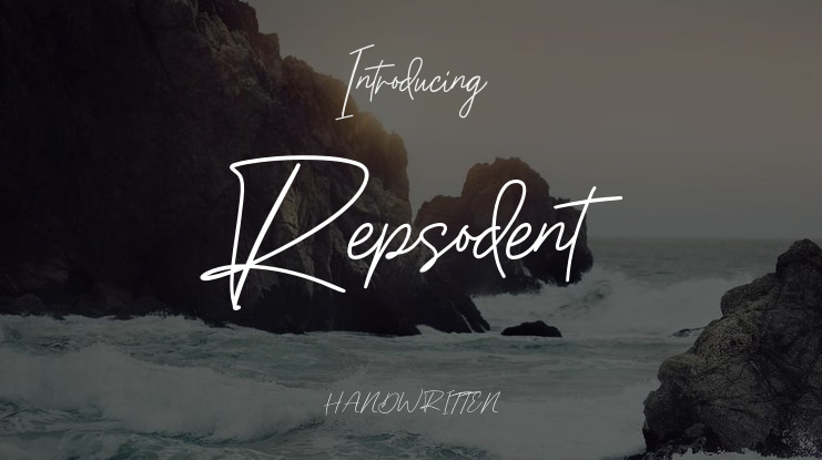Repsodent Font