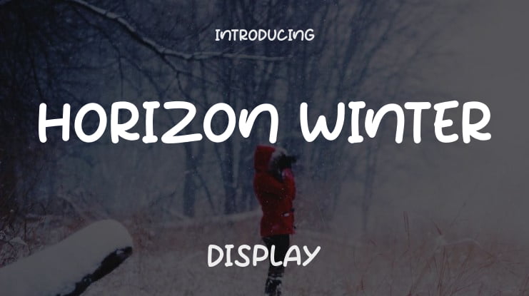 Horizon Winter Font