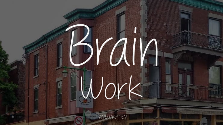 Brain Work Font