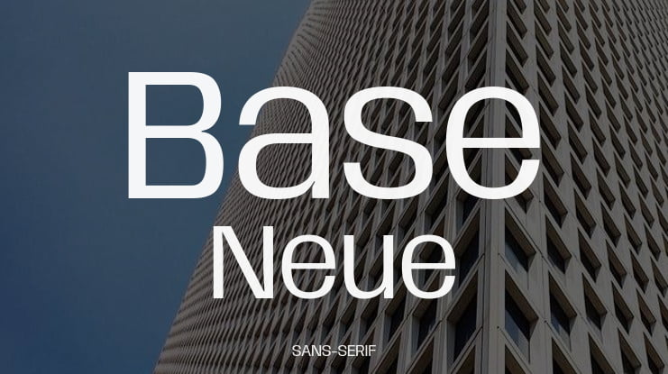 Base Neue Font Family