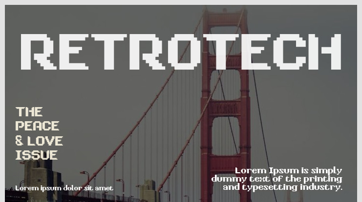 RETROTECH Font