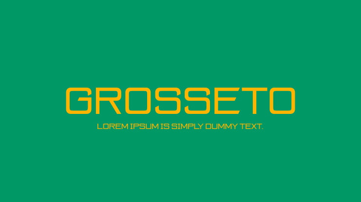 Grosseto Font