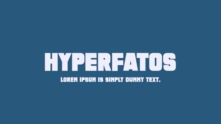 HyperFatos Font Family