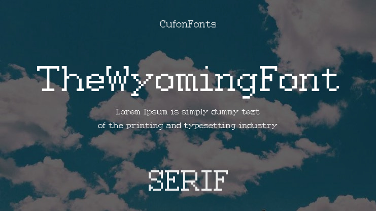 TheWyomingFont Font