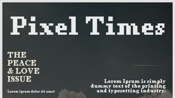 Pixel Times Font Family