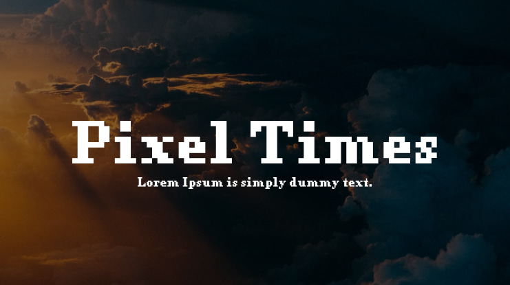 Pixel Times Font Family