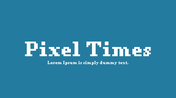 Pixel Times Font Family