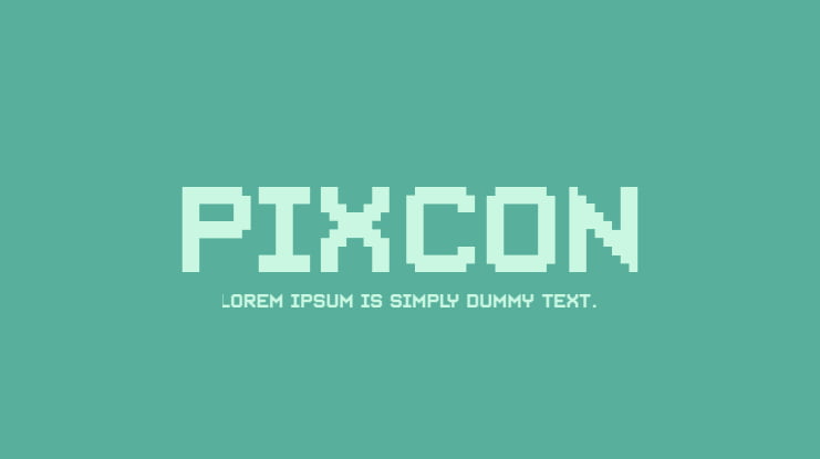 PixCon Font
