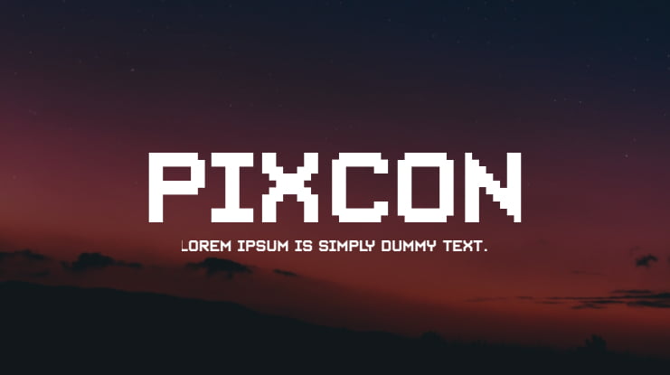 PixCon Font