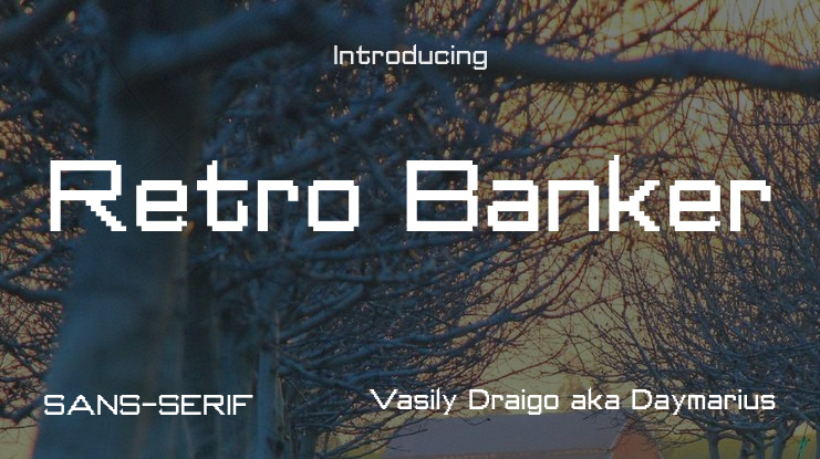 Retro Banker Font