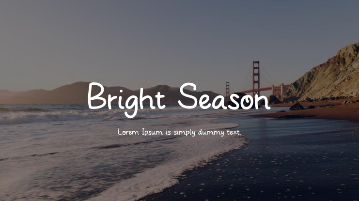 Bright Season Font