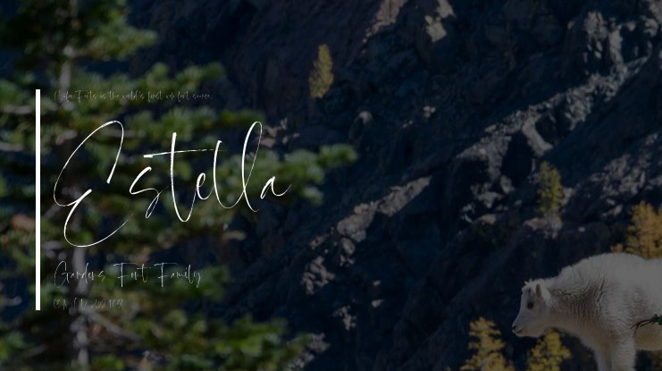 Estella Gardens Font