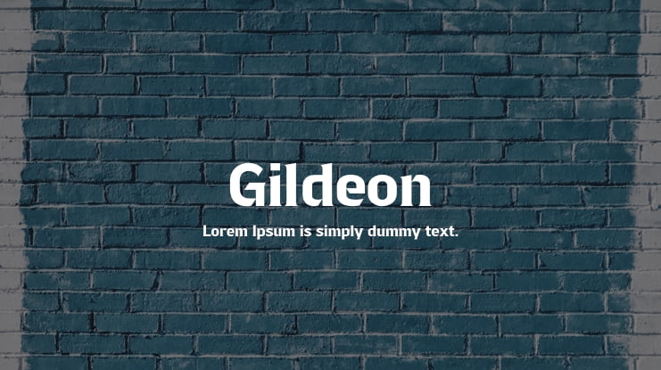 Gildeon Font