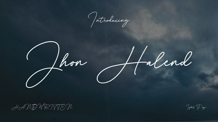 Jhon Halend Font