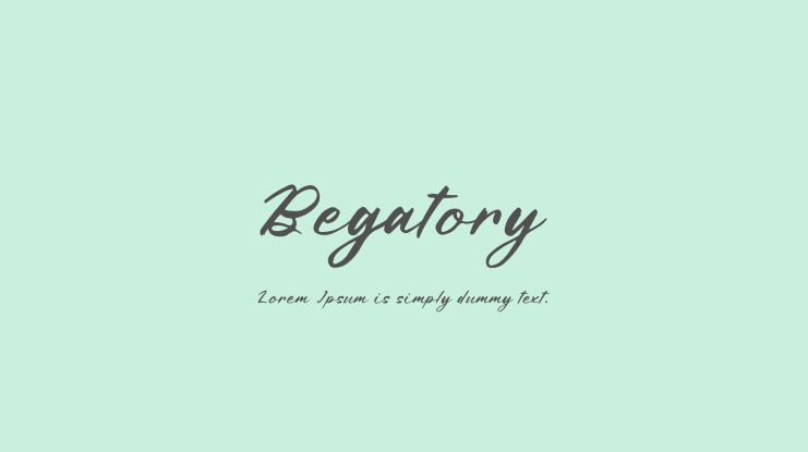 Begatory Font