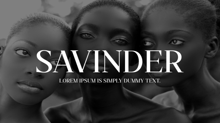 Savinder Font