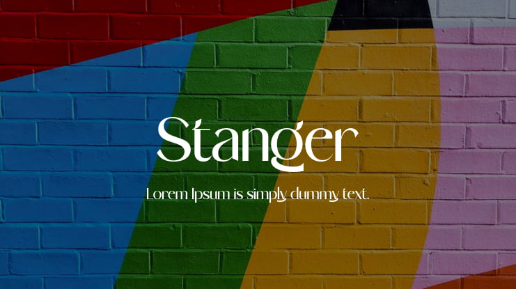 Stanger Font Family