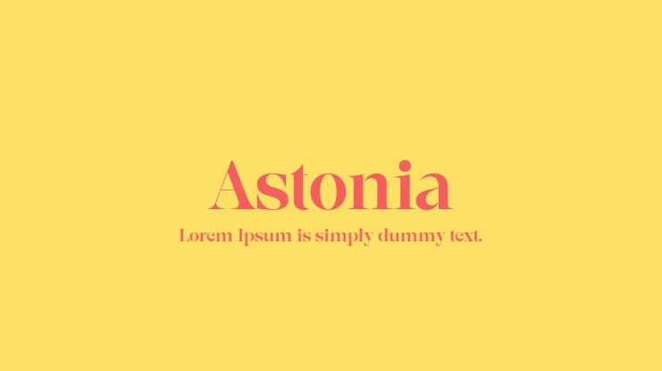Astonia Font