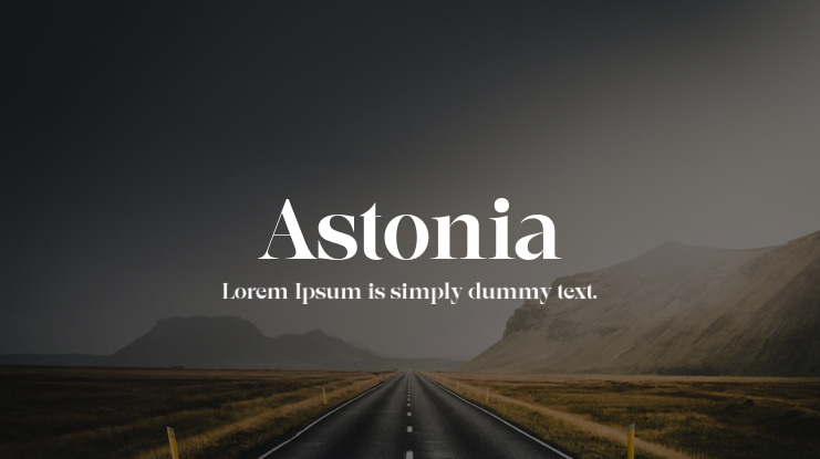 Astonia Font