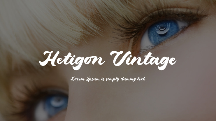 Hetigon Vintage Font