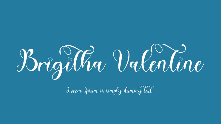 Brigitha Valentine Font