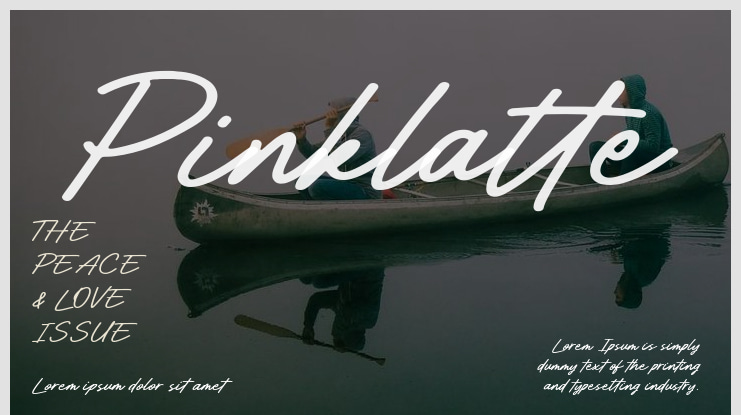 Pinklatte Font