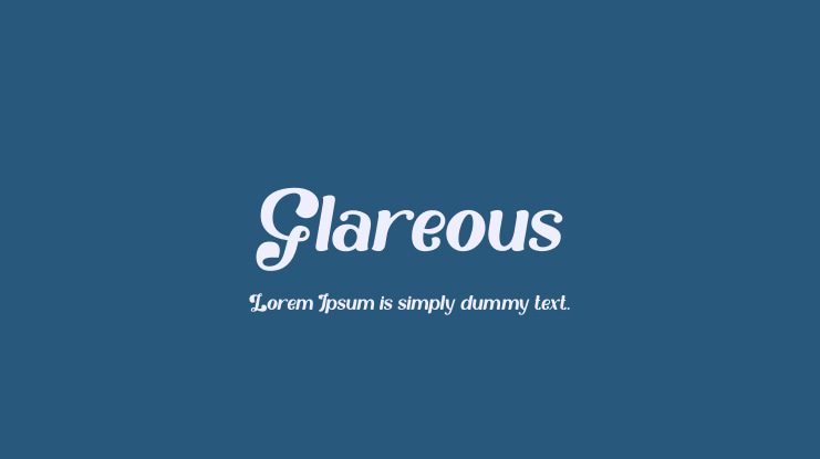Glareous Font