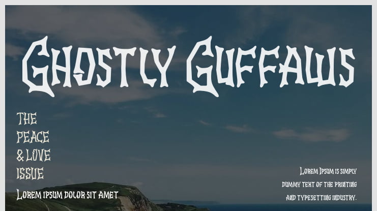 Ghostly Guffaws Font Family