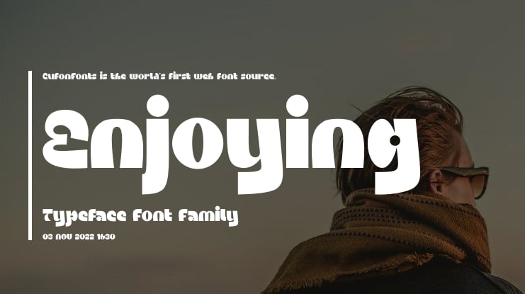 Enjoying Typeface Font Family