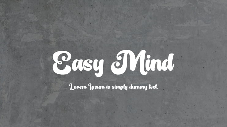 Easy Mind Font