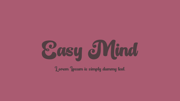Easy Mind Font