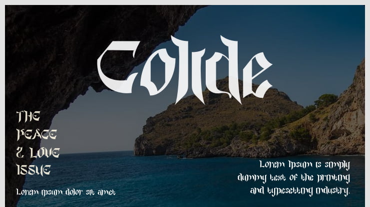 Colide Font Family