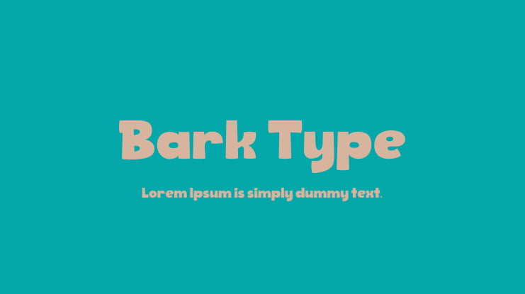 Bark Type Font Family