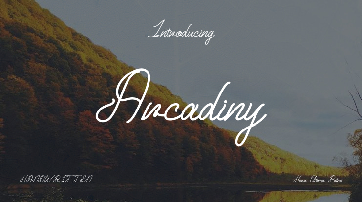Arcadiny Font