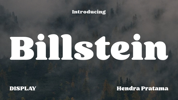 Billstein Font
