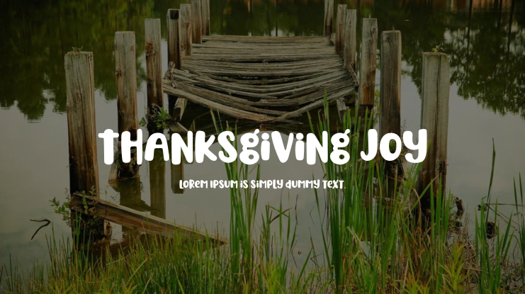 Thanksgiving Joy Font Family